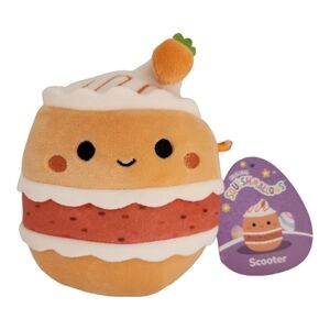 New - Squishmallows SCOOTER the Carrot Cake, 6" Easter Exclusive